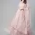 SHUBHKALA light-pink net embroidered   Choli Blouse with   Lehenga Ghagra with    Dupatta