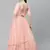SHUBHKALA peach georgette embroidered   Choli Blouse with   Lehenga Ghagra with    Dupatta