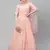 SHUBHKALA peach georgette embroidered   Choli Blouse with   Lehenga Ghagra with    Dupatta