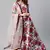 SHUBHKALA peach silk printed   Choli Blouse with   Lehenga Ghagra with    Dupatta