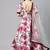 SHUBHKALA peach silk printed   Choli Blouse with   Lehenga Ghagra with    Dupatta