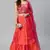 SHUBHKALA orange cotton printed   Choli Blouse with   Lehenga Ghagra with    Dupatta