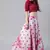 SHUBHKALA pink cotton printed   Choli Blouse with   Lehenga Ghagra with    Dupatta
