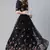 SHUBHKALA navy-blue net embroidered   Choli Blouse with   Lehenga Ghagra with    Dupatta
