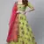 SHUBHKALA green net embroidered   Choli Blouse with   Lehenga Ghagra with    Dupatta