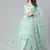 SHUBHKALA teal-green net embroidered   Choli Blouse with   Lehenga Ghagra with    Dupatta