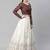 SHUBHKALA white art_silk embroidered   Choli Blouse with   Lehenga Ghagra with    Dupatta