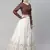 SHUBHKALA white art_silk embroidered   Choli Blouse with   Lehenga Ghagra with    Dupatta