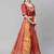 SHUBHKALA red art_silk embroidered   Choli Blouse with   Lehenga Ghagra with    Dupatta