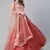 SHUBHKALA orange georgette embroidered   Choli Blouse with   Lehenga Ghagra with    Dupatta