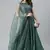 SHUBHKALA teal-green georgette embroidered   Choli Blouse with   Lehenga Ghagra with    Dupatta
