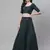 SHUBHKALA green georgette embroidered   Choli Blouse with   Lehenga Ghagra with    Dupatta