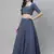 SHUBHKALA grey georgette embroidered   Choli Blouse with   Lehenga Ghagra with    Dupatta