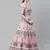 SHUBHKALA pink georgette embroidered   Choli Blouse with   Lehenga Ghagra with    Dupatta