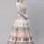 SHUBHKALA beige georgette embroidered   Choli Blouse with   Lehenga Ghagra with    Dupatta