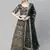 SHUBHKALA dark-green georgette embroidered   Choli Blouse with   Lehenga Ghagra with    Dupatta