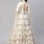 SHUBHKALA white georgette embroidered   Choli Blouse with   Lehenga Ghagra with    Dupatta