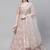 SHUBHKALA light-pink georgette embroidered   Choli Blouse with   Lehenga Ghagra with    Dupatta