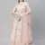 SHUBHKALA light-pink georgette embroidered   Choli Blouse with   Lehenga Ghagra with    Dupatta