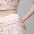 SHUBHKALA light-pink georgette embroidered   Choli Blouse with   Lehenga Ghagra with    Dupatta
