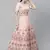 SHUBHKALA pink georgette embroidered   Choli Blouse with   Lehenga Ghagra with    Dupatta