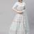 SHUBHKALA sky-blue georgette embroidered   Choli Blouse with   Lehenga Ghagra with    Dupatta