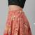 SHUBHKALA peach cotton printed   Choli Blouse with   Lehenga Ghagra with    Dupatta