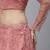 SHUBHKALA light-pink net embroidered   Choli Blouse with   Lehenga Ghagra with    Dupatta