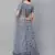SHUBHKALA grey net embroidered   Choli Blouse with   Lehenga Ghagra with    Dupatta