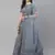 SHUBHKALA grey net embroidered   Choli Blouse with   Lehenga Ghagra with    Dupatta