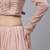 SHUBHKALA peach georgette embroidered   Choli Blouse with   Lehenga Ghagra with    Dupatta