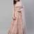 SHUBHKALA peach georgette embroidered   Choli Blouse with   Lehenga Ghagra with    Dupatta