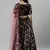 SHUBHKALA black velvet embroidered   Choli Blouse with   Lehenga Ghagra with    Dupatta