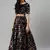 SHUBHKALA black velvet embroidered   Choli Blouse with   Lehenga Ghagra with    Dupatta