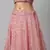 SHUBHKALA peach georgette embroidered   Choli Blouse with   Lehenga Ghagra with    Dupatta