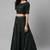 SHUBHKALA green georgette embroidered   Choli Blouse with   Lehenga Ghagra with    Dupatta