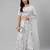 SHUBHKALA white net embroidered   Choli Blouse with   Lehenga Ghagra with    Dupatta