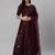 SHUBHKALA purple velvet embroidered   Choli Blouse with   Lehenga Ghagra with    Dupatta