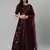 SHUBHKALA purple velvet embroidered   Choli Blouse with   Lehenga Ghagra with    Dupatta