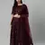 SHUBHKALA purple velvet embroidered   Choli Blouse with   Lehenga Ghagra with    Dupatta