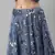 SHUBHKALA light-blue velvet embroidered   Choli Blouse with   Lehenga Ghagra with    Dupatta