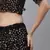 SHUBHKALA brown velvet embroidered   Choli Blouse with   Lehenga Ghagra with    Dupatta