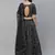 SHUBHKALA black velvet embroidered   Choli Blouse with   Lehenga Ghagra with    Dupatta