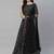 SHUBHKALA black velvet embroidered   Choli Blouse with   Lehenga Ghagra with    Dupatta