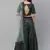 SHUBHKALA turquoise velvet embroidered   Choli Blouse with   Lehenga Ghagra with    Dupatta