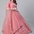 卐 शुBHKALA pink net embroidered   Choli Blouse with   Lehenga Ghagra with    Dupatta