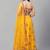 SHUBHKALA mustard net embroidered   Choli Blouse with   Lehenga Ghagra with    Dupatta