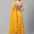 SHUBHKALA mustard net embroidered   Choli Blouse with   Lehenga Ghagra with    Dupatta