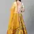SHUBHKALA YELLOW Embroidered SILK UNSTITCHED LEHENGA  WITH BLOUSE