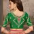 Red woven banarasi silk saree with blouse